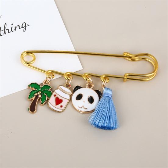 Brooch Pin Creative Shape Rust-proof Clothes Decorative Pin Jewelry Brooch