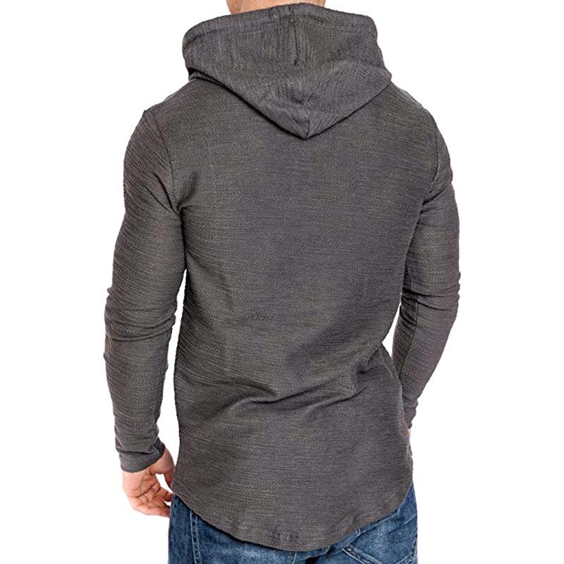 Men's Long-sleeved T-shirt Casual Sports Hoodie Sweatshirt Men's T-shirt Men's Tops Bottoming Shirt