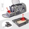 Portable Foldable Cat Litter Box - Oxford Cloth Outdoor Travel Pet Toilet and Poop Basin