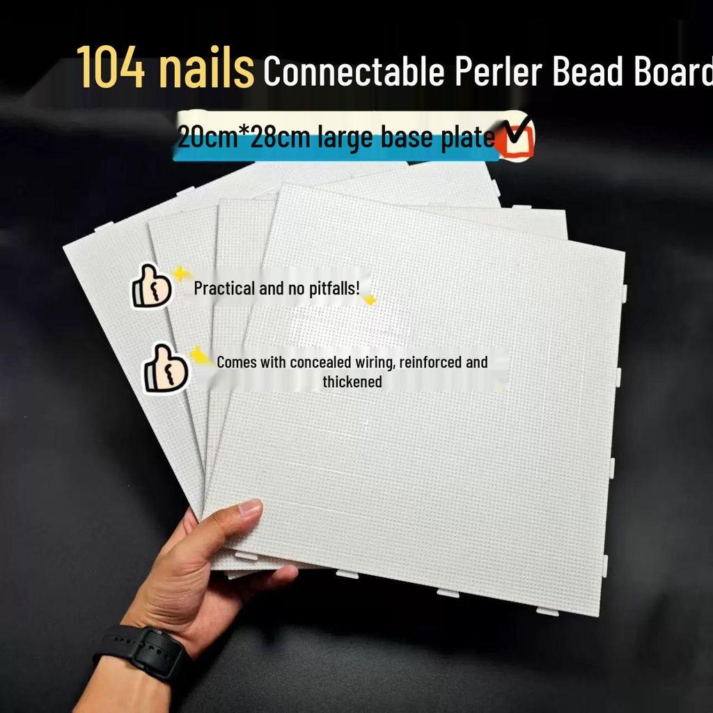 Perler Beads Tool Set: 2.6mm Small Bead Shovel, Box, Needle, Board, Educational Toy