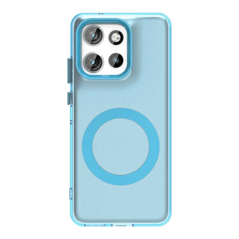 Transparent Case For Motorola Moto S50 Case For Moto S50 5G Magnetic Adsorption Wireless Charge Back Cover For Moto S50 Case