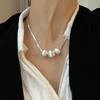 Xiaomi Silver Color Geometric Simple Shinning Balls Necklace For Women Engagement Fine Jewelry Wedding Party Birthday Gift