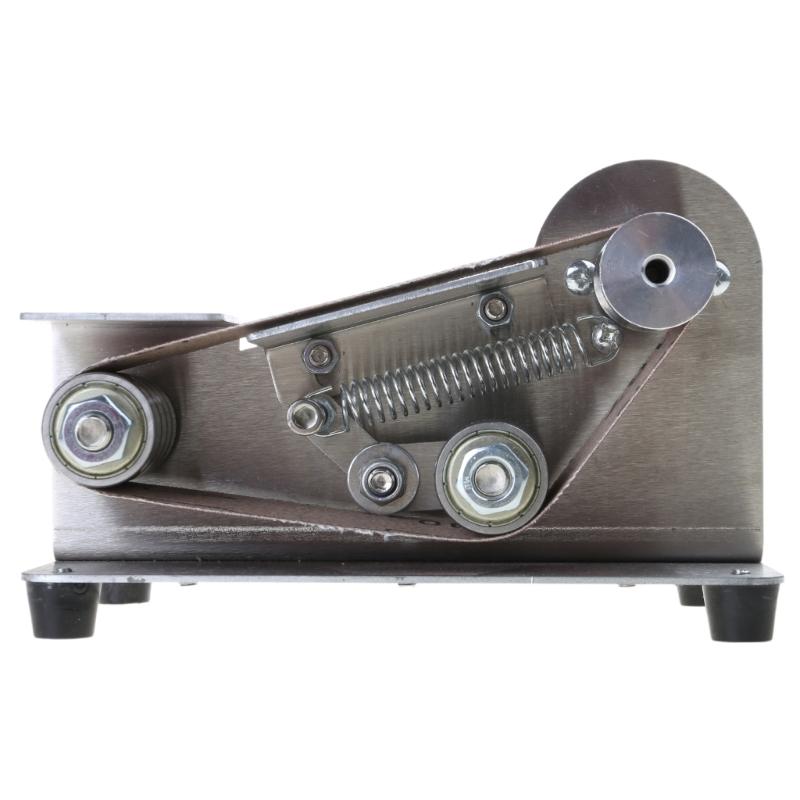 Mini Belt Sander 7 Adjustable Speed Electric Sharpener 15 Degree Belt Grinder Power Belt Sander for Metal Working