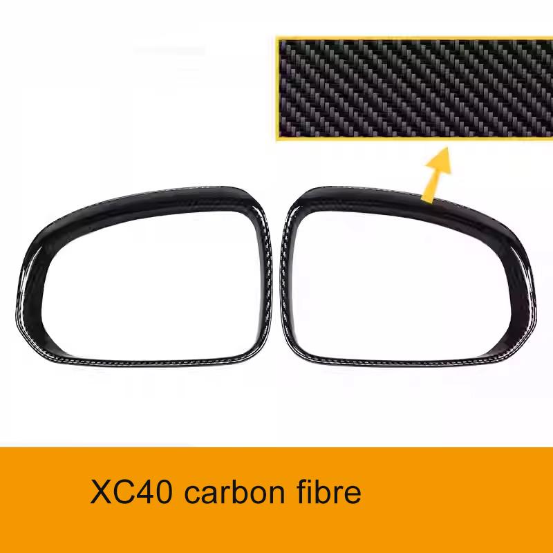 For Volvo Rearview Mirror Electroplated Rainbow Barometer Rearview Mirror Decorative Box XC60 V90 XC40 xc40 carbon fibre