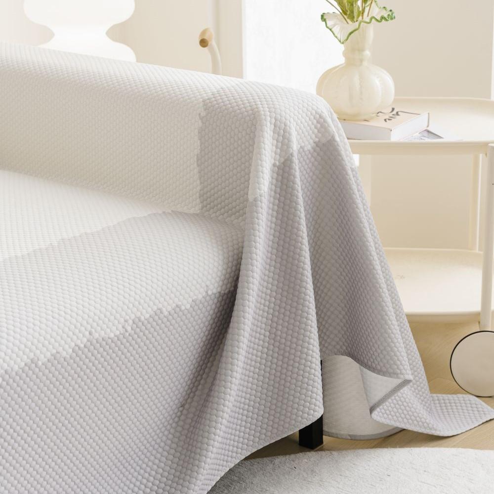 Living Room Sofa Mat Throw Blankets Summer Patchwork Plush Camping Picnic Blanket Cover Color Block Sofa Cover