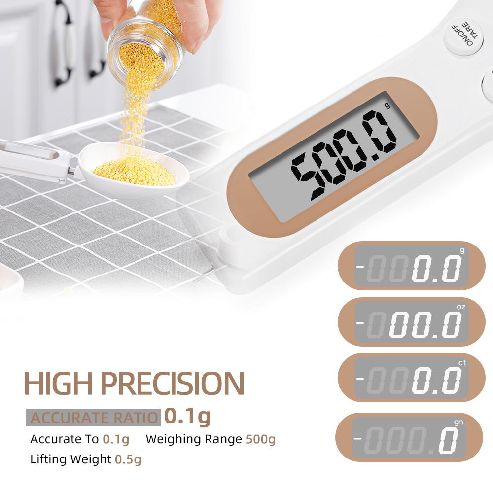 Digitale Küchenwaage, LCD-Anzeige 1g/0.1oz Präzise Lebensmittelwaage aus Edelstahl für Kochen Backen Wägen Waagen Elektronisch