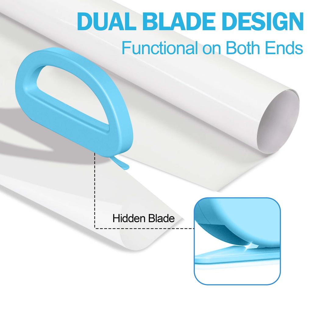 Ended Wrapping Paper Cutter, Sliding Gift Wrap Cutter For Wrapping, Paper Cutting Tool For Christmas, Holidays, And Birthdays