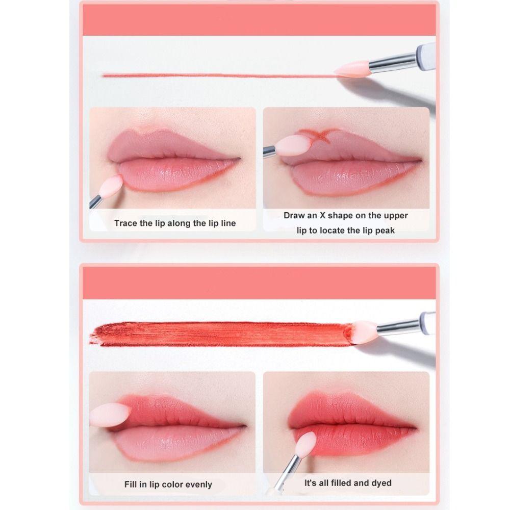 Cosmetic Tools Lip Mask Brushes Lip Brushes with Protect Cap Lipstick Applicators Makeup Brushes