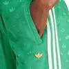 Adidas Originals Logo All Over Print Striped Straight Leg Retro Sports Casual Pants Women Bottoms Green IX0943