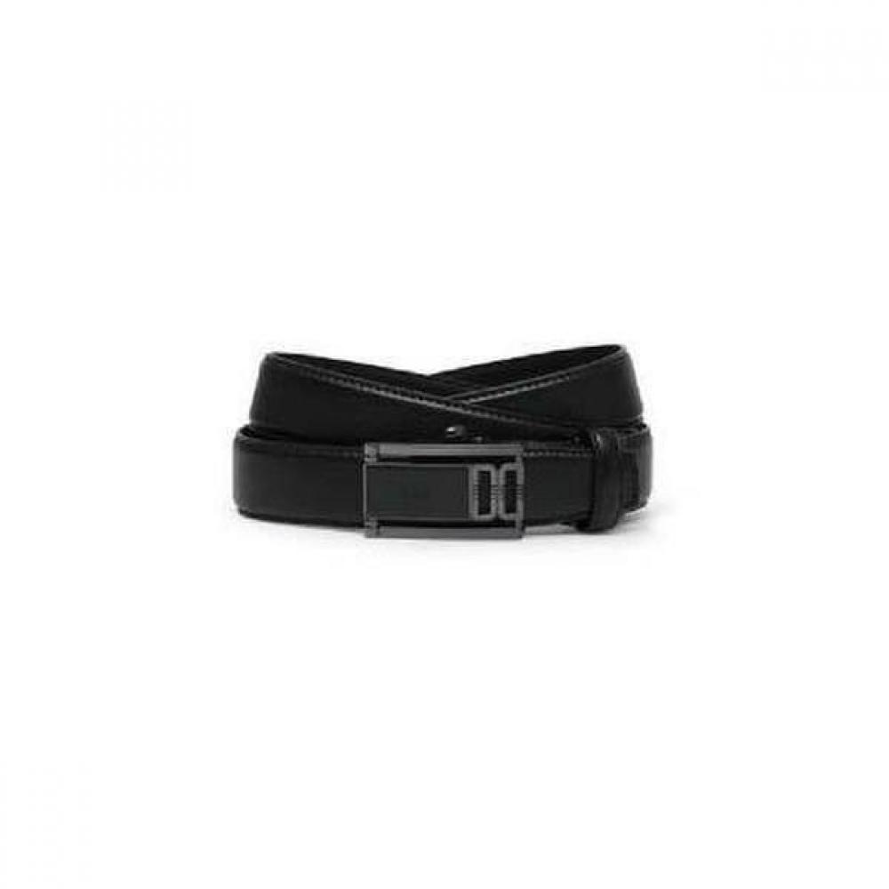 

DakS Men S Automatic Belt Black Twill emboSSed Dbbe2f834bk Single option