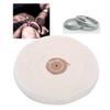 Jewelry Grinding Polishing Tools Pearl Buffing Cotton Cloth White Wheel Pad (125mm)