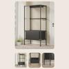Modular Design Wardrobe Closet Quick Tool Free Installation Lightweight Durable Closet for Flexible Storage Solutions