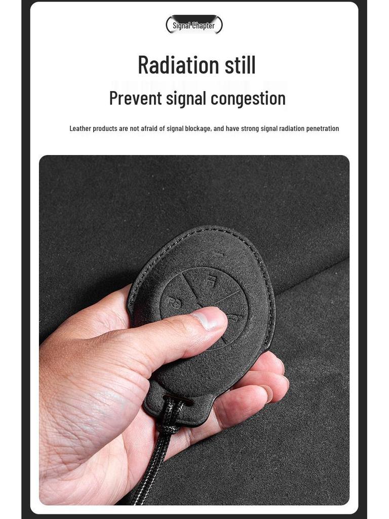 Xiaopeng P7 Key Case: Suede Protective Shell for P5, G3i, G9, P7i, G6 Models