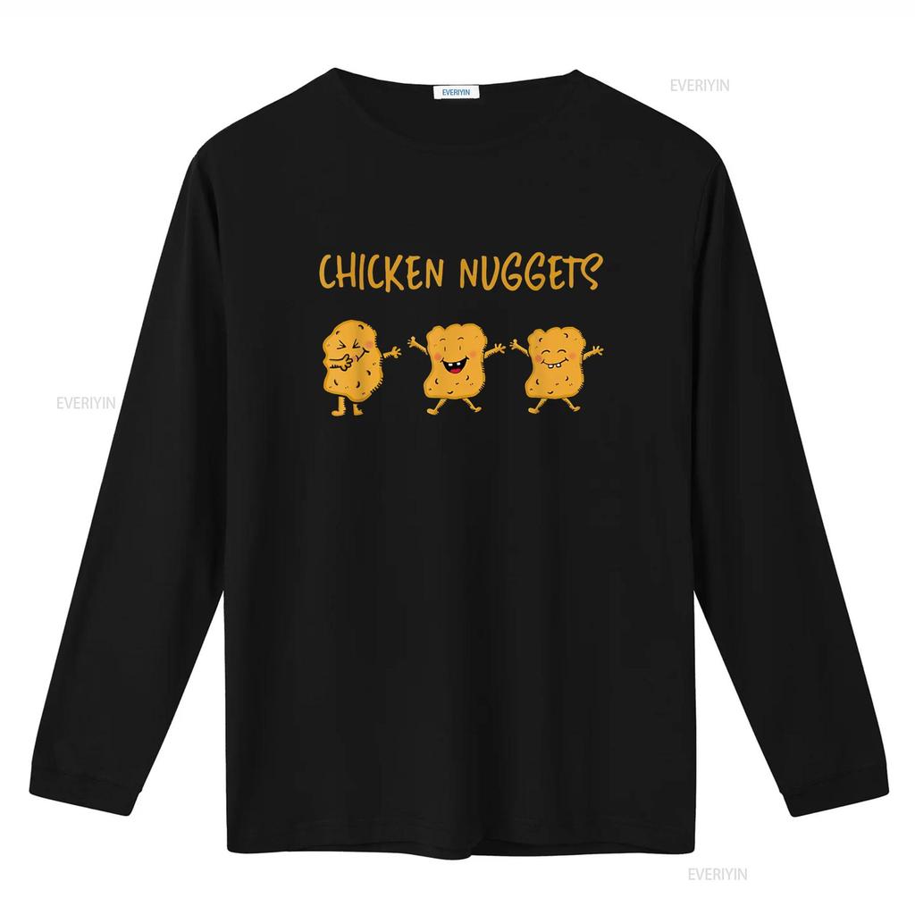 Beautiful dabbing chicken nugget nug life for lover T Shirt vintage Washed Slightly homme streetwear designer clothes fashion