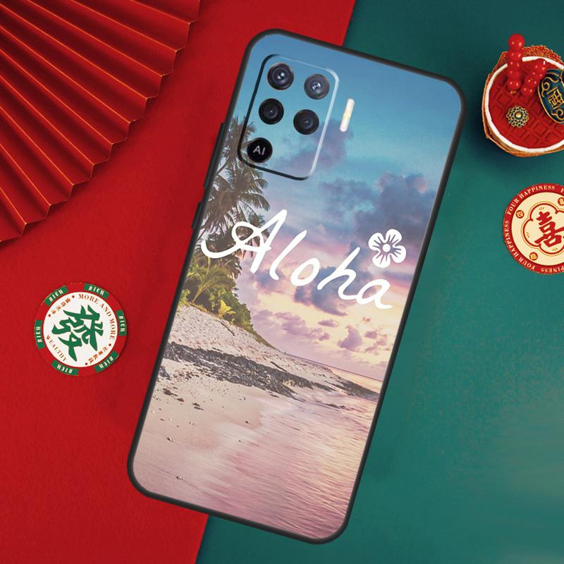 Aloha Beach Life Hawaii Case For Oppo A76 A16 A96 A17 A60 A40 A80 A98 A58 A78 A18 A38 A57 A74 A54 A94 A15 A5 A6 Pro
