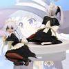 Witch Journey Maid Ilena Cat Ear Sitting Pose Pvc Figure Anime Girl Character Model 10cm