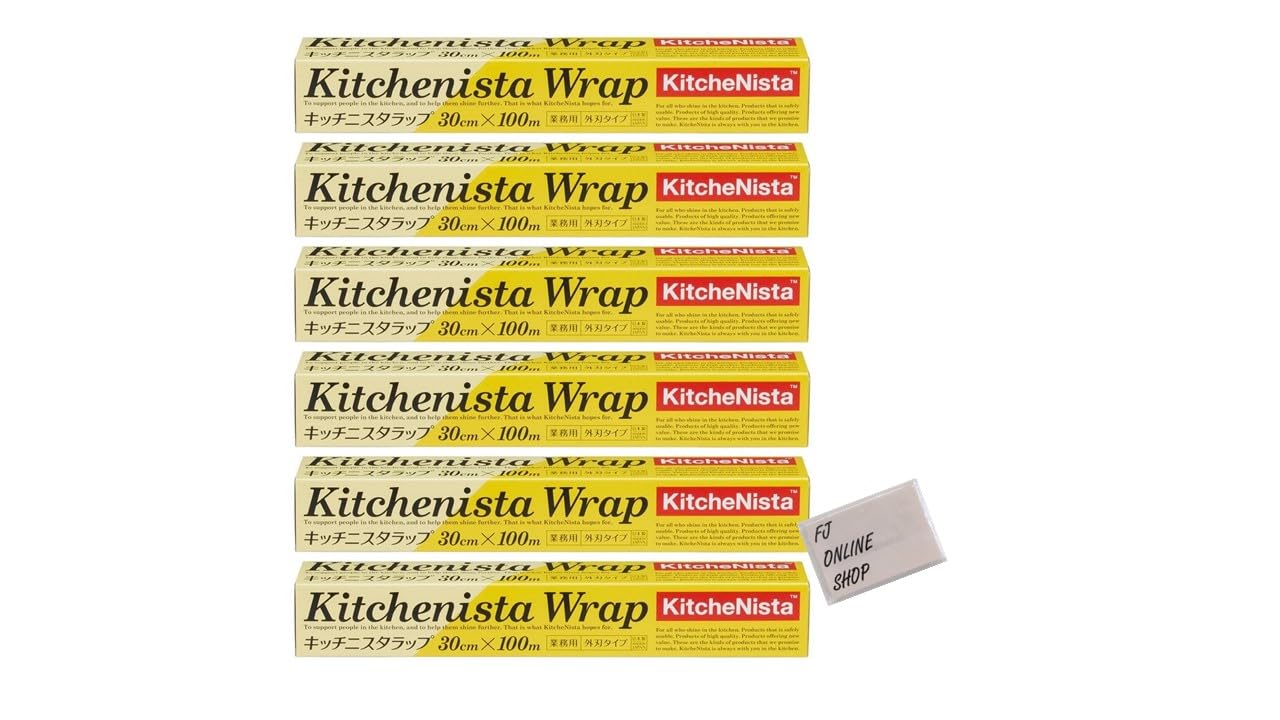 

хозяйственная пленка KitchenNista 30 см x 100 м x 6 шт. с бонусом [Набор 6]