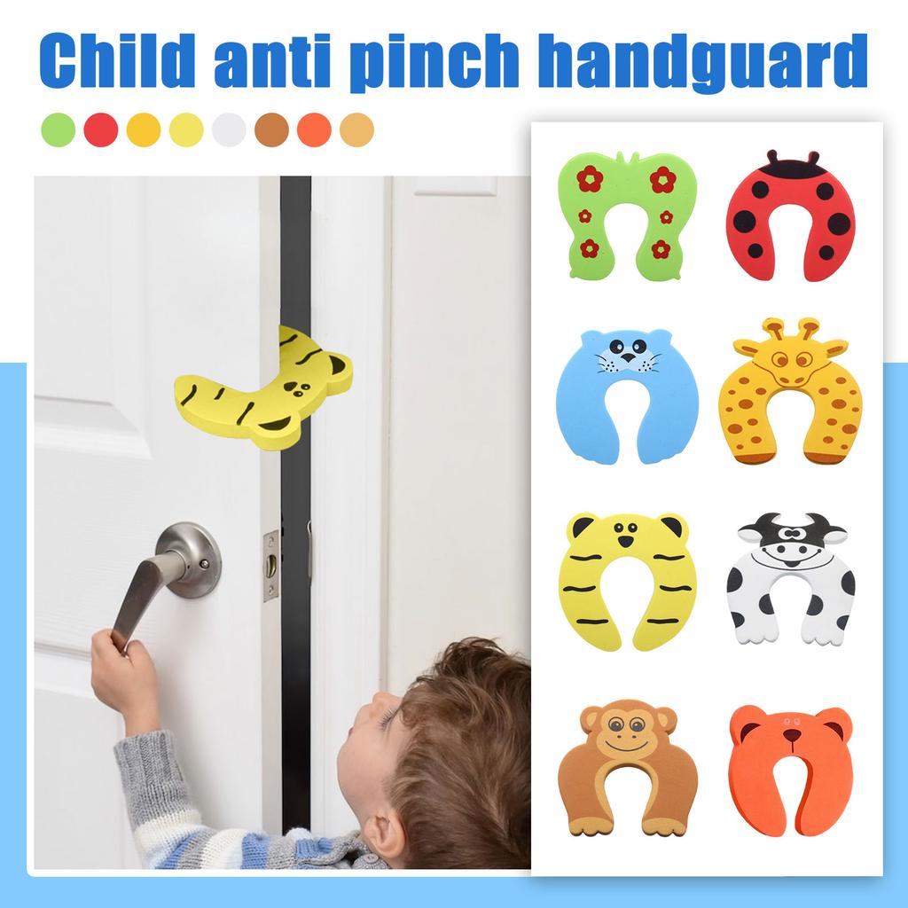 Child-Safe Door Stopper / Finger Guard — Door , And Plug (Baby-Safe)