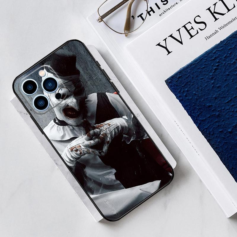 Terrifier Hoesje Voor iPhone 15 16 Pro Max 14 12 11 13 Pro Max Plus XR X XS Max 12 13 Mini Cover