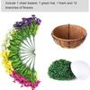 Artificial Morning Glory Hanging Basket Decor Home Hotel Wedding Party Outdoor Garden Decoration