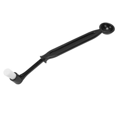 Coffee Machine Head Cleaning Brush Black Multifunction Plastic Brewing Head Cleaning Tool for Home