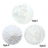 Papirparaply Japansk Kinesisk Fotorekvisit Parasol til DIY Maleri