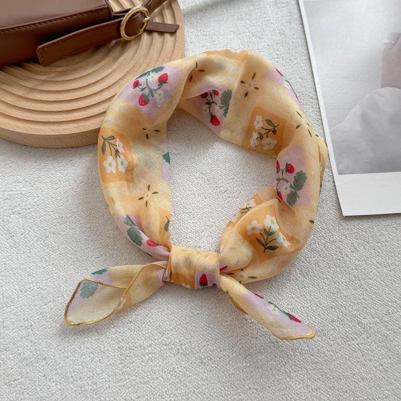 

58*58см Хлопковый Квадратный Платок Бандана, Головные Уборы для Женщин, Головной Платок Носовой Платок, Квадратная Повязка на Голову, Универсальные платки для женщин 58*58cm жёлтый