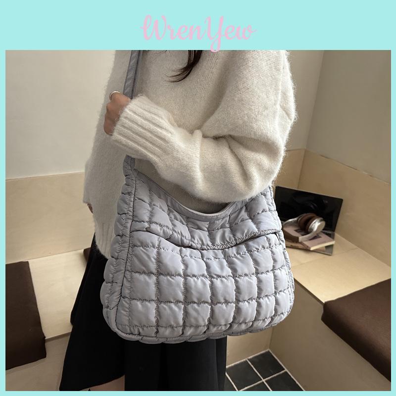 Korean Fashion Oversized Crossbody Tote With Durable Stitching And Inner Phone Pocket