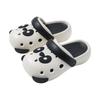 Cartoon hole shoes female summer cute panda outdoor wear parent-child non-slip soft sole two wear bag head cool slippers