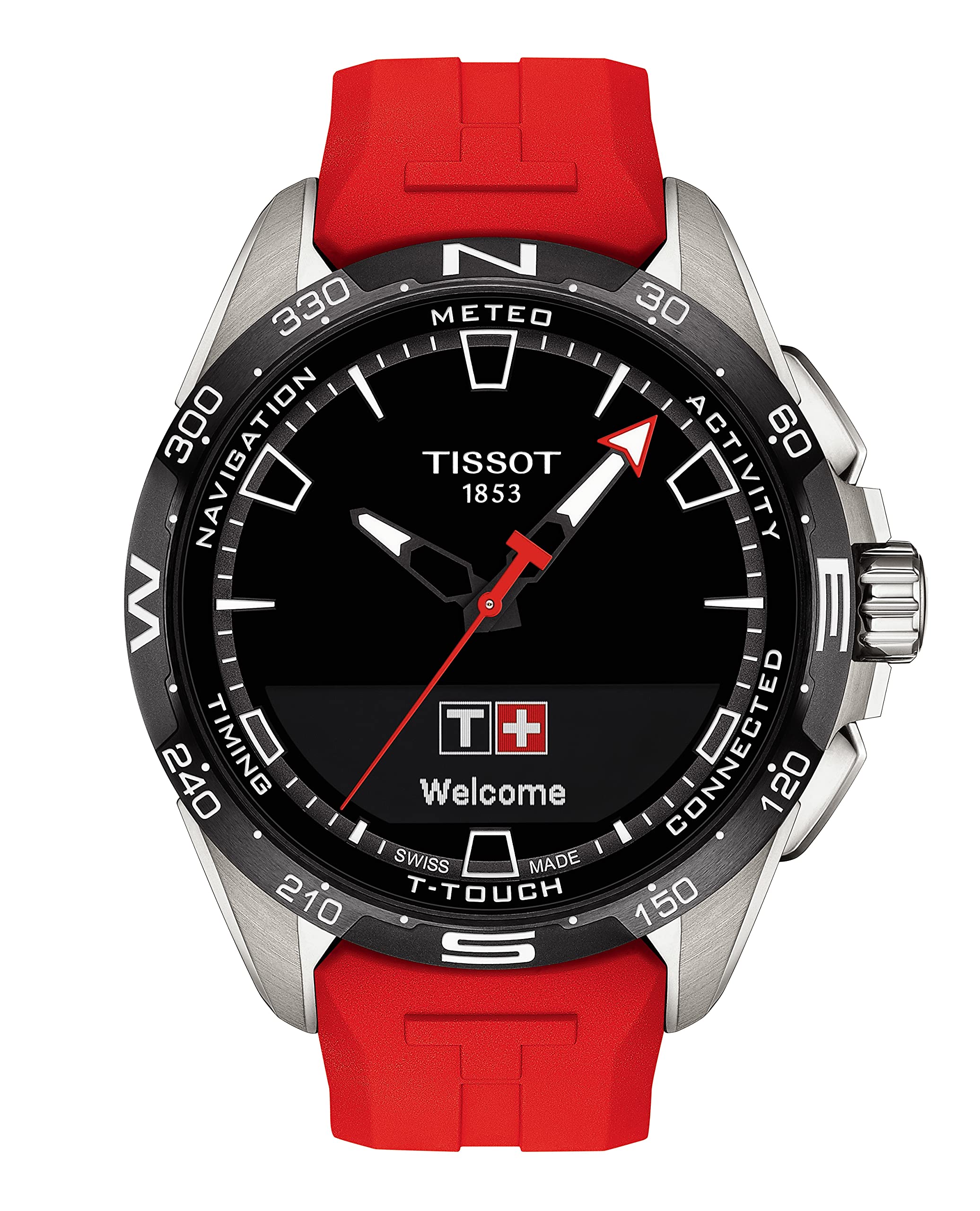 

Чоловічий годинник Tissot T-Touch Connect Solar, чорний циферблат, гумовий ремінець, T1214204705101 [Офіційний імпорт]