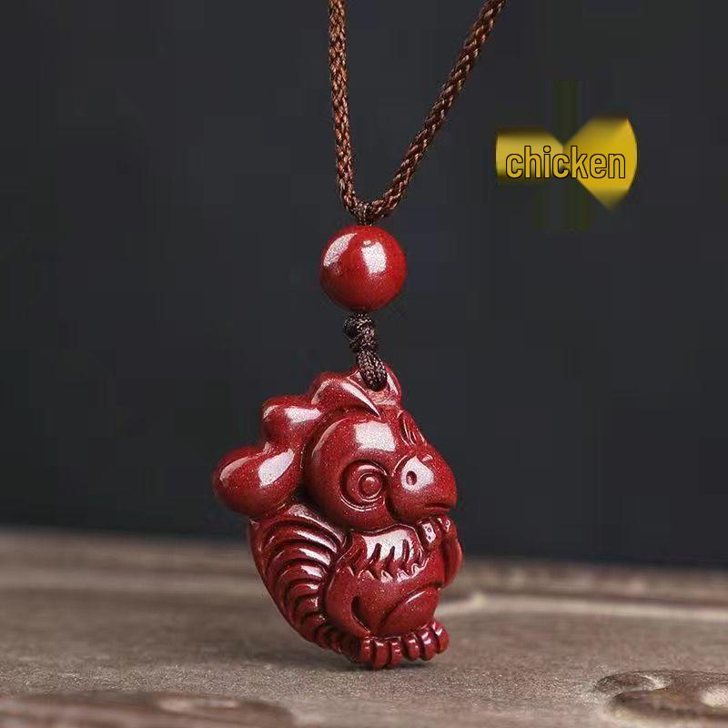 

Подвеска из киновари в виде тигра по знаку зодиака для женщин, мужчин и детей