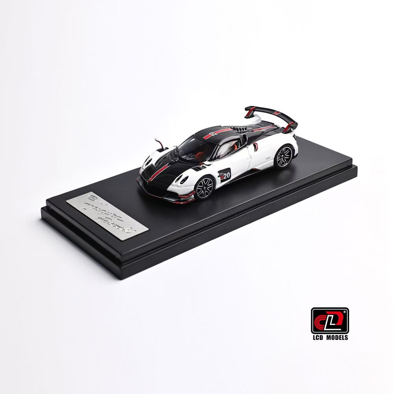 

1/64 LCD Model Car Huayra R &Utopia Vehicle Diecast Car Hobby Collection Toy With Display Case For Adults