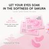Cherry Blossom Eye Mask Hydrates Skin Deep Moisturizing Reduces Fine Lines Safe Allergy Free Portable