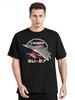 Retro Sukhoi Su-57 Stealth Multirole Fighter Aircraft T-shirt Men's Clothing T Shirt Summer Oversized Tops Loose Fitting Tshirt