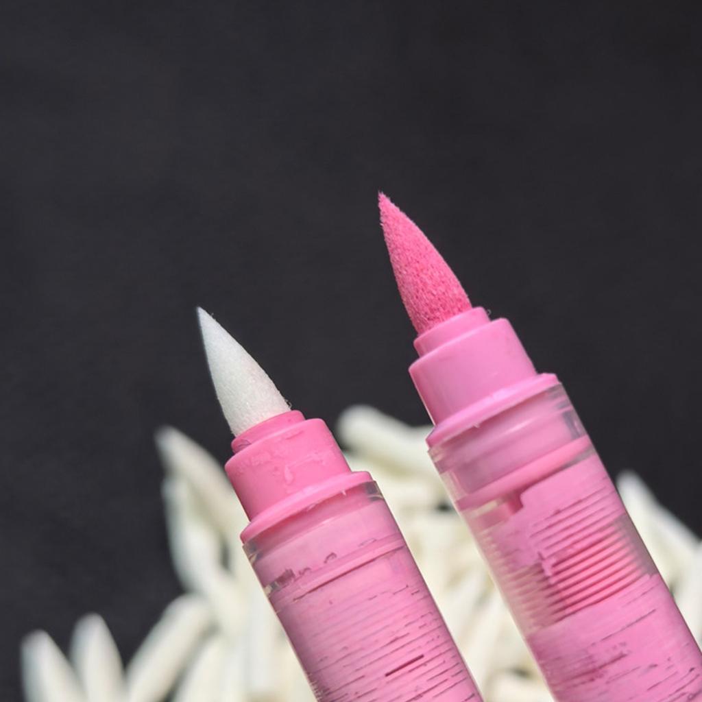 10pcs Straight Liquid Acrylic Pen Tip, Soft Tip, No Need To Press, Student Painting , Color Stacking Pen Tip