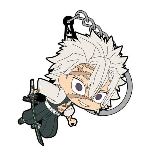 Demon Kimetsu no Yaiba Sanemi Shinazugawa Pinched Keychain Slayer