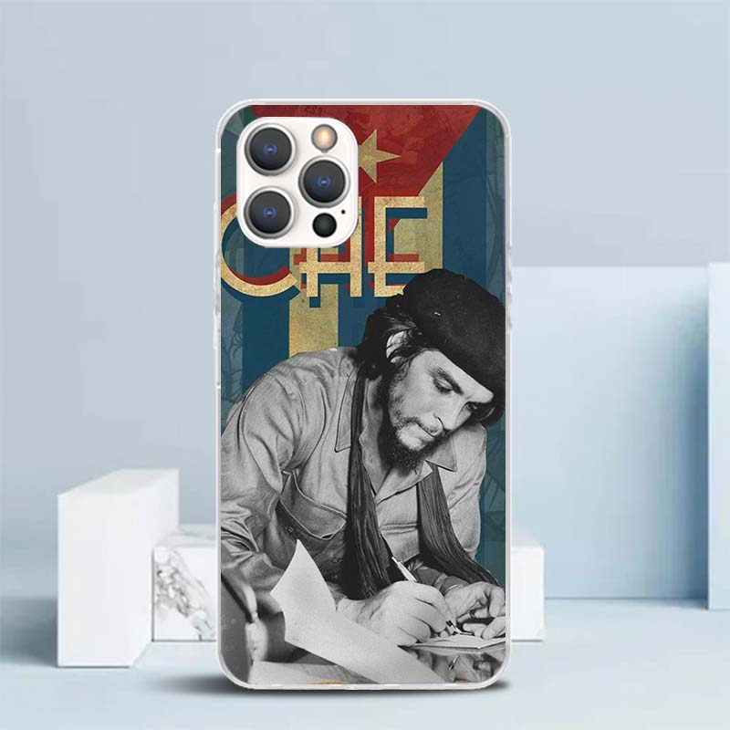 

Che Guevara Cigarett Soft Cover for iPhone 16 17 Air 15 14 Pro Max 16E Phone Case 13 Mini 12 11 7 SE 8 Print Pattern Fit Cases 1 iPhone 17