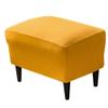 Solid Color Wing Chair Cover Stretch Spandex Armchair Covers Europe Removable Relax Sofa Slipcovers With Seat Cushion Covers
