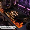 Large Mouse PadRammstein Custom Name Text Personalized Desk Mat Non Slip Gaming Pad