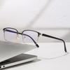 1pc Unisex Retro Rimless Metal Fashion Glasses - Pochromic Lenses  Zinc Alloy Frame