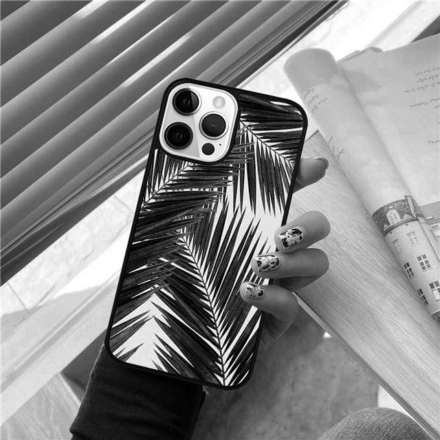Tropical Palm Trees Leaf Plant Phone Case Cover For iPhone 17 Air 15 16 Pro Max 14 13 12 11 Pro Max Plus Coque