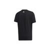 Adidas Logo Print Sports Crew Neck Short Sleeve T-Shirt Men Tops Black GP0969