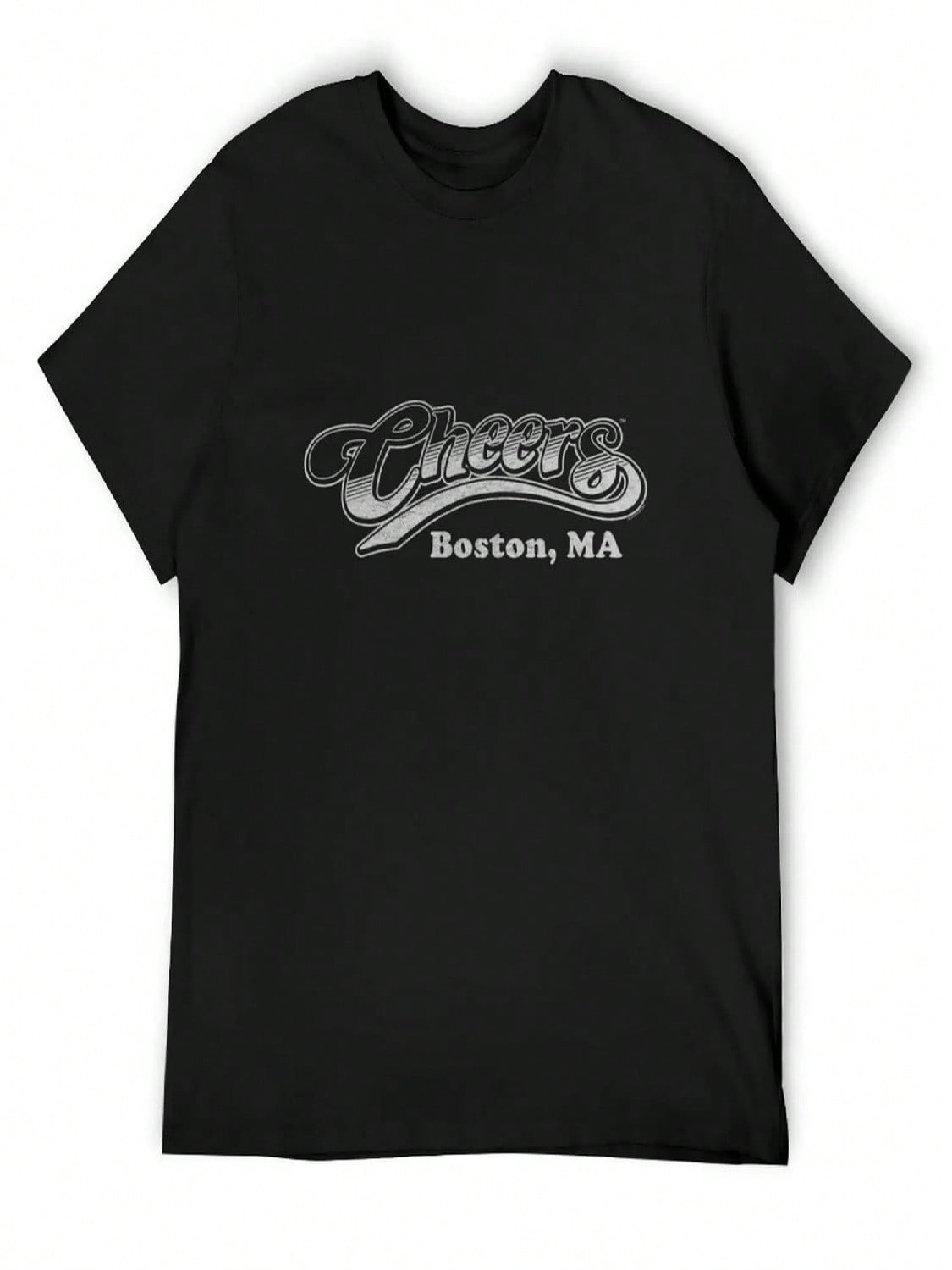 Cheers Boston T-Shirt Hippie Clothes T-Shirts Oversize Outfits For Men S разноцветный
