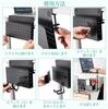MIAODAM Desk Side Storage Clamp for Steel 18kg Load 4 Pen Holder with Ventilation Magnetic for Use Rack, Type, Laptop/Tablet/Document Storage,