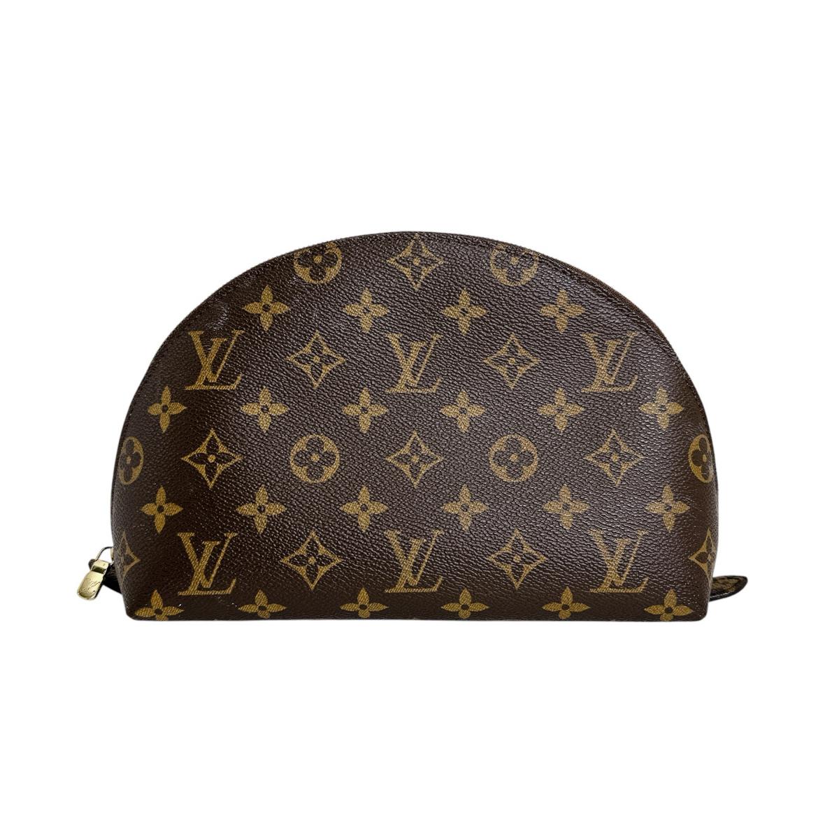 LOUIS VUITTON Monogram Truth Dumironde Pouch Monogram canvas Brown unisex M47520 Used