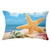 30X50 Summer Beach Starfish Pattern Print Decoration Living Room Back Home Polyester Rectangular Pillowcase Sofa Cushion