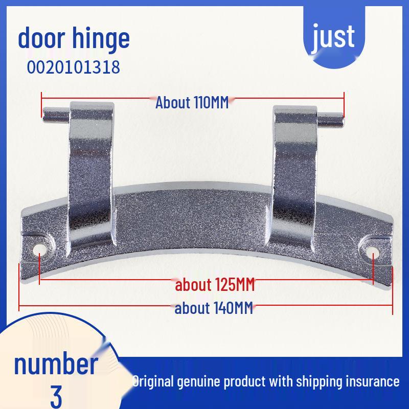 Compatible Parts for Midea Little Swan Front Load Washer: Door Hook, Hinge, Buckle, and Switch