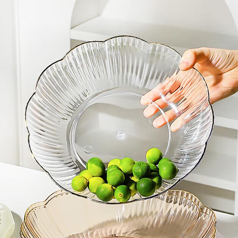 Yijuke Gold Trim Multi-Purpose Serving Platter