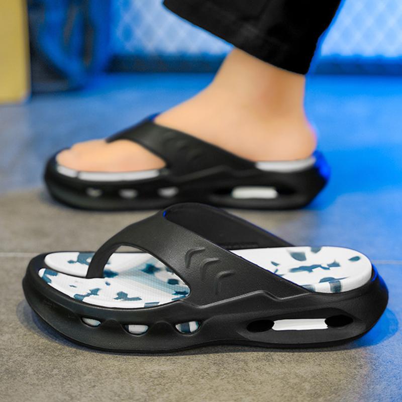 Nya Herr EVA Plattform Flip Flops Hemma Halkfria Mjuka Sula Tofflor Utomhus Strand Sandal Skor för Par Sandalias De Hombre 2025