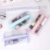 Lipstick Cosmetic Bag Clear Mesh Bag Change Storage Bag Fresh Color Card Bag Mini Coin Purse  Women